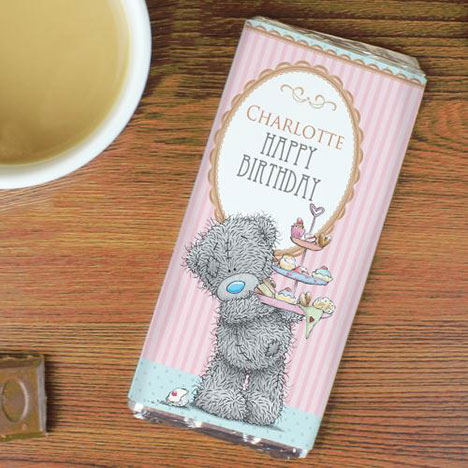 Personalised Me To You Bear Cupcake 100g Chocolate bar Extra Image 3